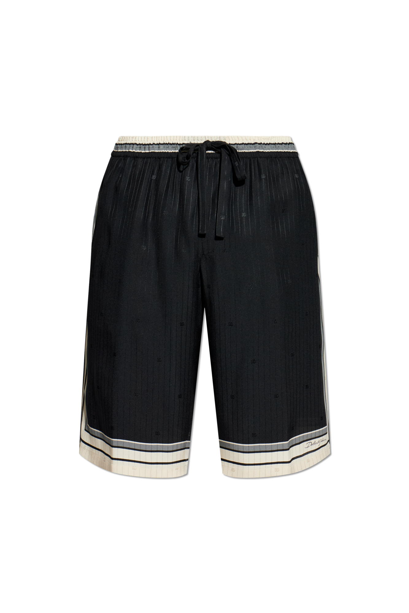 Čierny Silk shorts Dolce & Gabbana - Vitkac Slovakia
